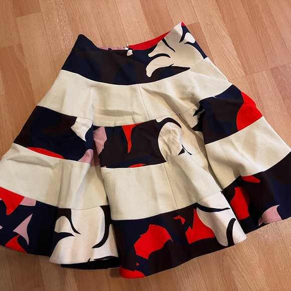 Delpozo Multi-color Flared Mini Skit - Picture 12 of 12